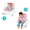 thumbnail image 3 of Disney Baby 2-in-1 Slip Resistant Vibrating Infant & Toddler Baby Rocker Chair, Minnie Mouse by Bright Starts, 3 of 17