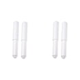 thumbnail image 2 of XIANXIAN 4 Pack White Toilet Paper Holder,Plastic Toilet Tissue Roll Holder Insert in Household Restaurant Toilet Replacement Roller Spring Loaded Rod, 2 of 5