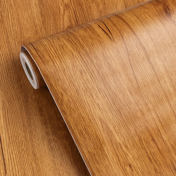 Gc1812 Light Brown Embossed Wood, Contact Paper For Laminate Flooring