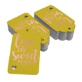 thumbnail image 2 of Inkdotpot Real Rose Gold Foil Love Is Sweet Wedding Tags Favor Hang Paper Tags 50 Pack, 2 of 6
