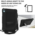thumbnail image 5 of FIEWESEY for iPad 10th Generation 10.9 inch Tablet Case,Shoulder Strap Soft Silicone&Hard Back Shockproof Kids Friendly Case for 10.9 inch iPad 10th Generation+Screen Protector (Black/Black,2 Pcs), 5 of 6