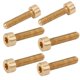 thumbnail image 4 of 50 tornillos de cabeza hueca hexagonal de cobre, herramientas de ferretería, suministros industriales M4M4x18, 4 of 14