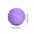 thumbnail image 7 of Limited Stock,Reusable Laundry Dryer Balls – Plastic Fabric Softener to Reduce Wrinkles,Sustainable Washing and Drying Aid Christmas Apparel|PU,Purple,Vsgery, 7 of 7