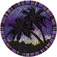 thumbnail image 1 of Palm Trees Poolsaic -purple- 59 inches 67B00-00027, 1 of 1