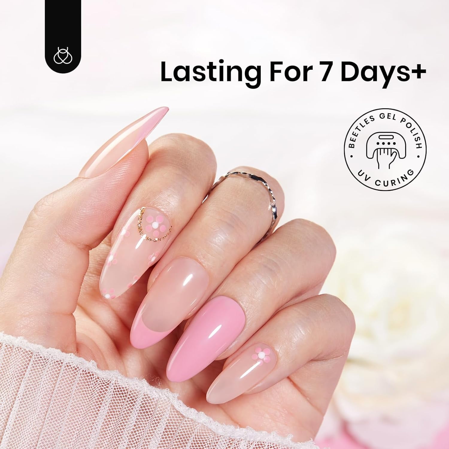 shiyou-Beetles 2Pcs 15ml Top Coat and PEEL-OFF Base Gel Set, Shine