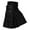 Black, variant on Baberdicy Kilt for Men Mens Fashion Casual Scottish Style Solid Pocket Pleated Skirt with Pocket Black