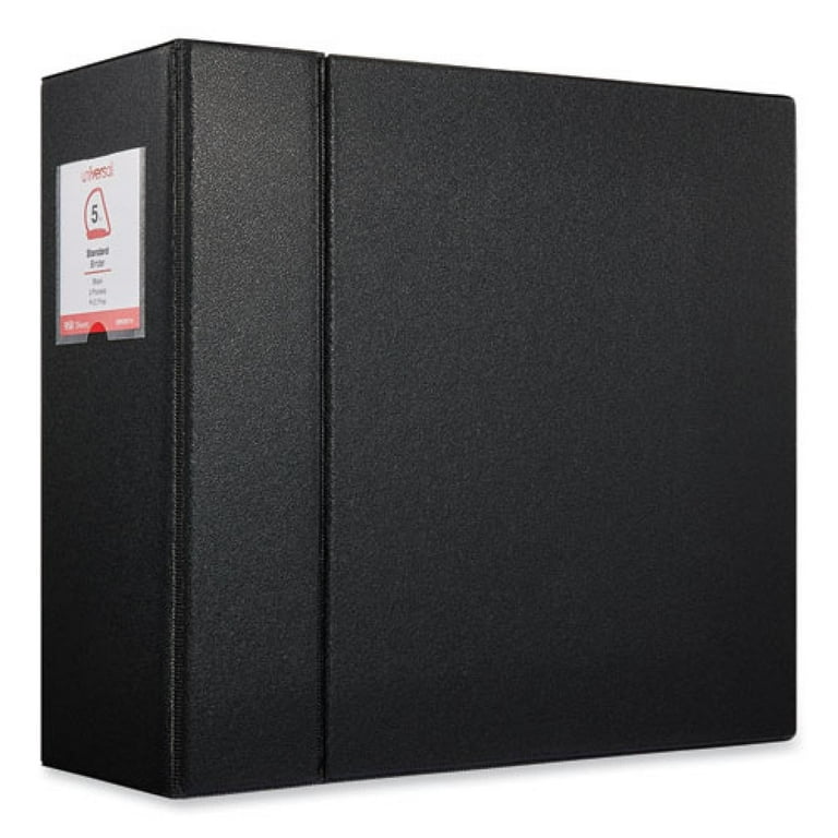Deluxe Non-View D-Ring Binder with Label Holder, 3 Rings, 2 Deluxe Non-View D-Ring Binder with Label Holder, 3 Rings, 2