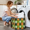 thumbnail image 7 of Home Organizer Foldable Fabric Storage Bin With Handle Traditional Color Matching, 7 of 7
