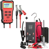 ANCEL L300 Automotive Smoke Machine Built-in Air Pump, Digital Pressure Gauge & Adjustable Flow Meter, Vaccum Leak Detector with Car Battery Tester for All 12V Vehicles