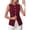 Burgundy, variant on BTFBM Blazers for Women Vest Tops Business Casual Outfits Button Down Sleeveless Pockets Office Work Clothes Spring
