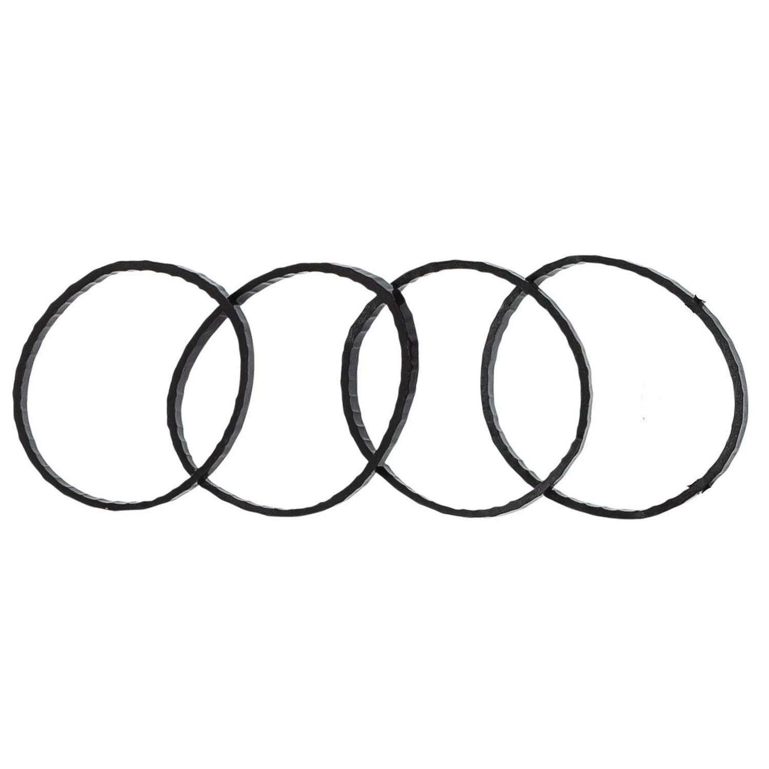 Bandelettes de polyéthylène noires sans aspérités Goody - 150 CT Goody Polybands