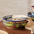 thumbnail image 5 of Malacasa Pasta Bowls, Ceramic Salad Bowls Set of 6, 42 oz Large Corlorful Serving Bowls for Kitchen, Dishwasher Microwave Safe Soup Bowls Set, Pasta Plates, 5 of 13