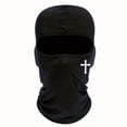 thumbnail image 3 of Masque de Nouilles Barak Lamian Imprimé Croix Est Évacuant l'Humidité et la Transpiration, Adapté pour le Cyclisme, la Randonnée et le Tourisme Rouge Taille Unique, 3 of 5