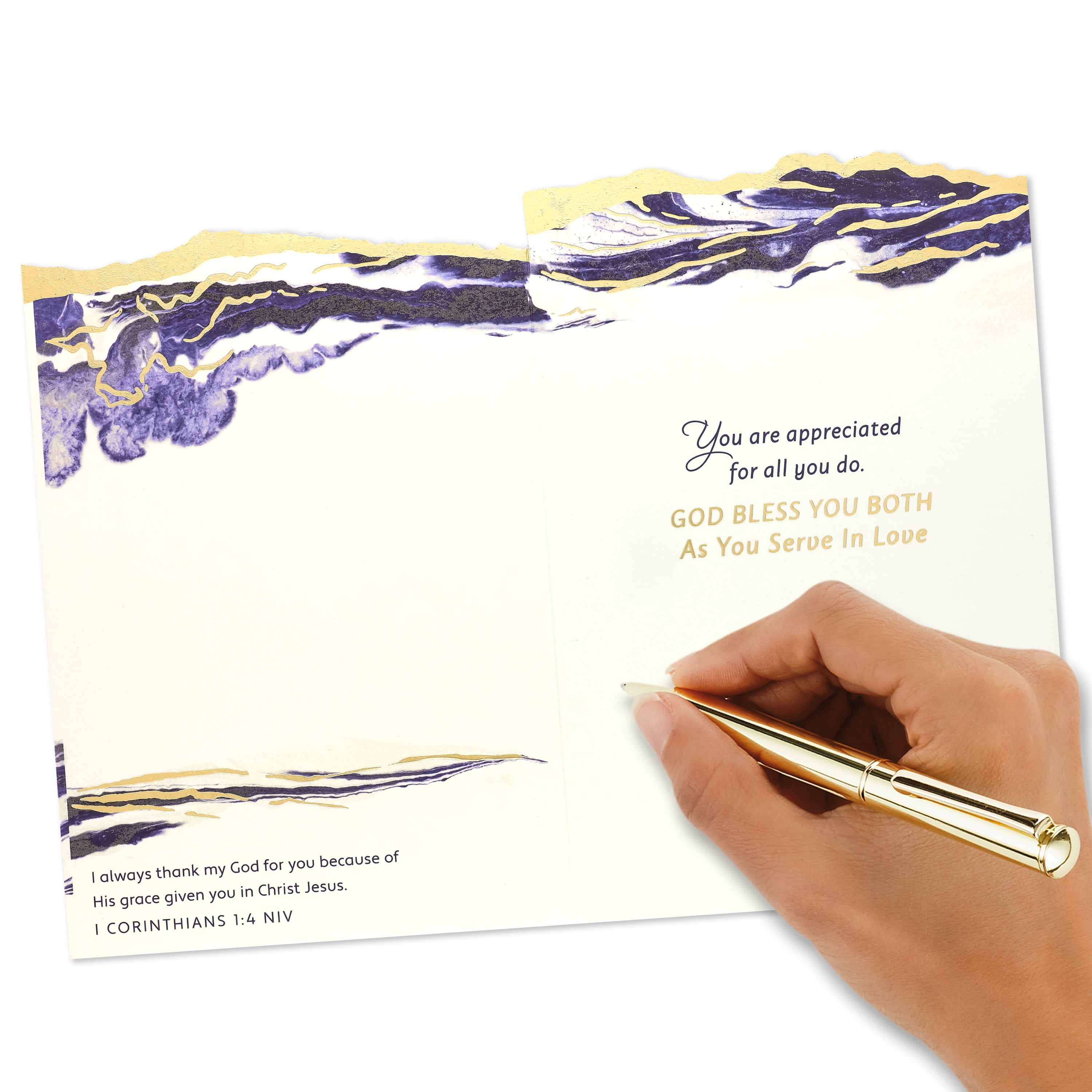 DaySpring Clergy Appreciation Card (God Bless You Both), 1 Count