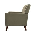 thumbnail image 6 of Noble House Laiah Mid Century Modern Fabric Tufted Arm Chair, Mocha, 6 of 7