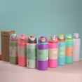 thumbnail image 4 of 32oz Limited Edition Stainless Steel Tumbler - Leakproof Dual Lid (Straw & Sip), Soft Handle, Double-Wall Insulated Travel Mug for Office, Camping, Sports, Home, Ideal Gift, 4 of 4