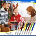 thumbnail image 4 of Zhanmai 112 Pcs Multi Tool Pens Christmas Men Gift 6 in 1 Screwdriver Pen Gadgets Screwdriver Ruler Level Gauge Ballpoint for Men Father Gift Christm, 4 of 7