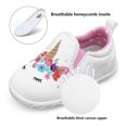 thumbnail image 5 of Barerun Baby Slippers Boy Girl Infant Cute Non-Slip First Walking Shoes White Unicorn 0-30 Months, 5 of 7