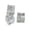 White, variant on Honmine 10 In One Pack Decorative Simulation Ice Block, Transparent Bar Photography Props Ice Crystal, Fake Ice Cube For Shop Window, Fish Tank, Vase