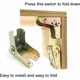 thumbnail image 4 of 4 piezas de patas de mesa plegables, patas de mesa de cama extensibles con cerradura, patas de sofá cama plegables de acero laminado en caliente de 2,3 mm de grosor, accesorios para muebles, 4 of 5