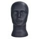 thumbnail image 1 of Peluca Masculina Macarena de 22 Pulgadas Toupee Maniquí Sombrero Negro, 1 of 8