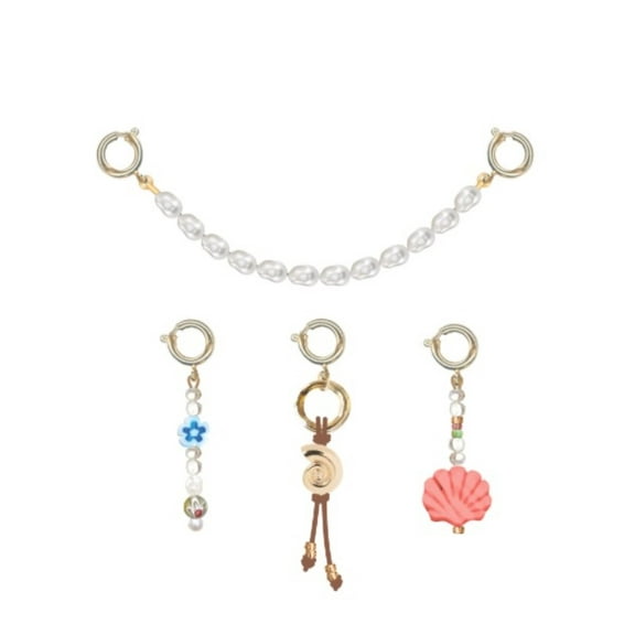 No Boundaries Goldtone Charm Set, 4 Pieces
