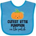thumbnail image 3 of Inktastic Cutest Little Pumpkin in the Patch Halloween Boys or Girls Baby Bib, 3 of 4
