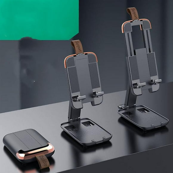 Multifunctional portable mobile phone holder can be raised and lowered