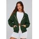 thumbnail image 5 of Sudadera con Capucha y Cierre PRETTYGARDEN Verde Oscuro M, 5 of 8