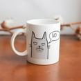 thumbnail image 6 of 11oz Mug, Cat Say No, Novelty New Year Gift for Friend, Coffee Mug, Funny White Mug, Funny Mug Present Ceramic Cup, Double Side Printed White Coffee Mug, 6 of 6