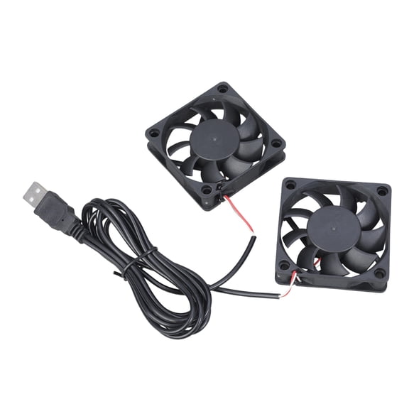 60mm Brushless Cooling Fan 5V USB Low Noise Cooling Case Fan Replacement Part for PC Desktop Receiver Accessories