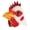 White, variant on Rooster Head Mask,Realistic Rooster Mask,Funny Chicken Head Masks Fancy Dress for Christmas Carnival Costume Party