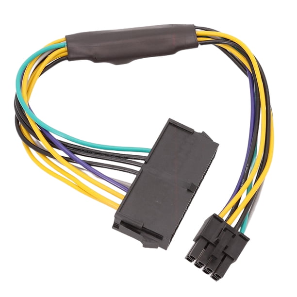 Cable De Energía Línea de alimentación de fuente de alimentación ATX de 24 pines a 8 pines para DELL Optiplex 3020 7020 9020 de 8 pines