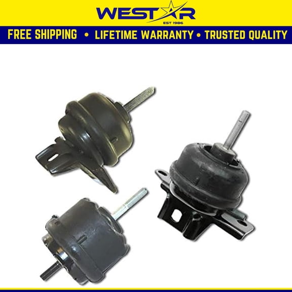 Fits 2000-2005 Buick LeSabre/Pontiac Bonneville 3.8L Motor & Trans Mount 3pc
