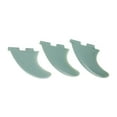 thumbnail image 1 of Thruster Fin, Surfboard Fin Simple Installation 3 Fin Design Green Increase Directivity PVC  for Surf, 1 of 7