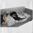 thumbnail image 6 of Spanish Soft Flannel Fleece Throw Blanket, Bullfighter in Action Arena Matador Historical Sports Latin Culture, Cozy Plush for Indoor and Outdoor Use, 70" x 90", Black Vermilion Yellow, by Ambesonne, 6 of 6