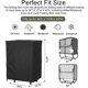 thumbnail image 2 of Funda de almacenamiento para cama plegable, funda ajustable para cama plegable de 38 pulgadas, con cremallera de metal y cordón ajustable, funda de almacenamiento gruesa para cuna plegable, 2 of 5