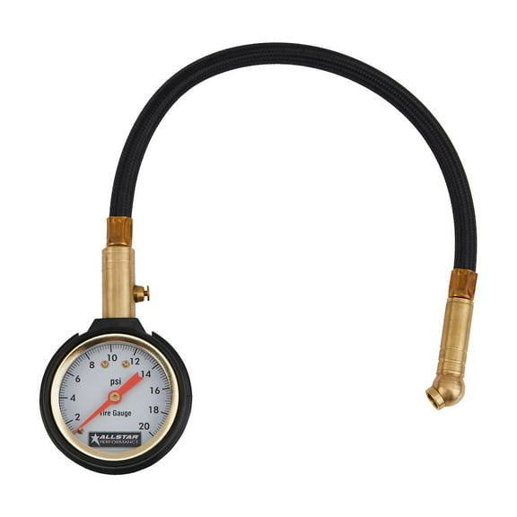 Allstar Performance Tire Pressure Gauge 0-20 PSI