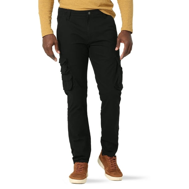 wrangler men's stretch taper leg regular fit cargo pant