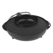 Circular Edition Hotpot Grill Combo Indoor BBQ Barbecue Shops Electric Hot Pot