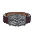 thumbnail image 3 of Western Bull Horn Belt Buckle for Men Women, Texas Longhorn Large Belt Buckle Cowboy Costume, Rodeo Cowgirl Novelty Belt Buckle Gifts Western Party, 3 of 6