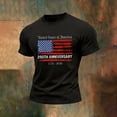 thumbnail image 4 of Kcolen 250th Anniversary Usa Shirt Mens Shirts Short Sleeve 1776-2026 250th Birthday T-Shirt Breathable Comfy America Pullover Tee Tops, 4 of 4