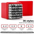 thumbnail image 4 of 36-piece Metal Stamping Tool Set - Letters, Numbers, & Symbols Punch, 4 of 5