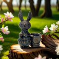 thumbnail image 2 of Desktop Ornament And Sunscreen Rabbit Flower Pot Companion Across All Seasons For Spring Summer Autumn Winter, 2 of 7