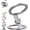 Silver, variant on Double-Sided Magnetic Fidget Spinner Stand, Fingertip Gyroscope Phone Holder, 360° Rotation, Folds Pocket-Flat, for Desk Car Gym Travel (Gunmetal)