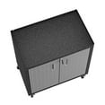 thumbnail image 6 of Fortress Textured Metal 31.5" Garage Mobile Cabinet with 2 Adjustable Shelves in Grey, 6 of 7