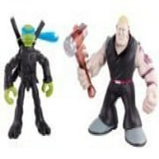 Teenage Mutant Ninja Turtles Mini Mutants Figure 2-Pack, Leonardo and Hun