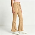 thumbnail image 6 of DJDLJWCJ Teen Girls School Uniform Pants Wide Leg Solid Color Flare Pants Stretch Soft Pull On Casual Pants Khaki Size 7, 6 of 8