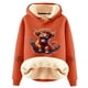 thumbnail image 1 of WILLBEST Sudaderas para Mujer, Estilo Borrego, de Invierno, Gruesas y Cálidas, de Color Liso Mediana, 1 of 4