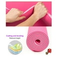 thumbnail image 4 of Esterilla de yoga antideslizante para ejercicio de TPE de 6 mm de grosor para Labymos  Estera de yoga, 4 of 7